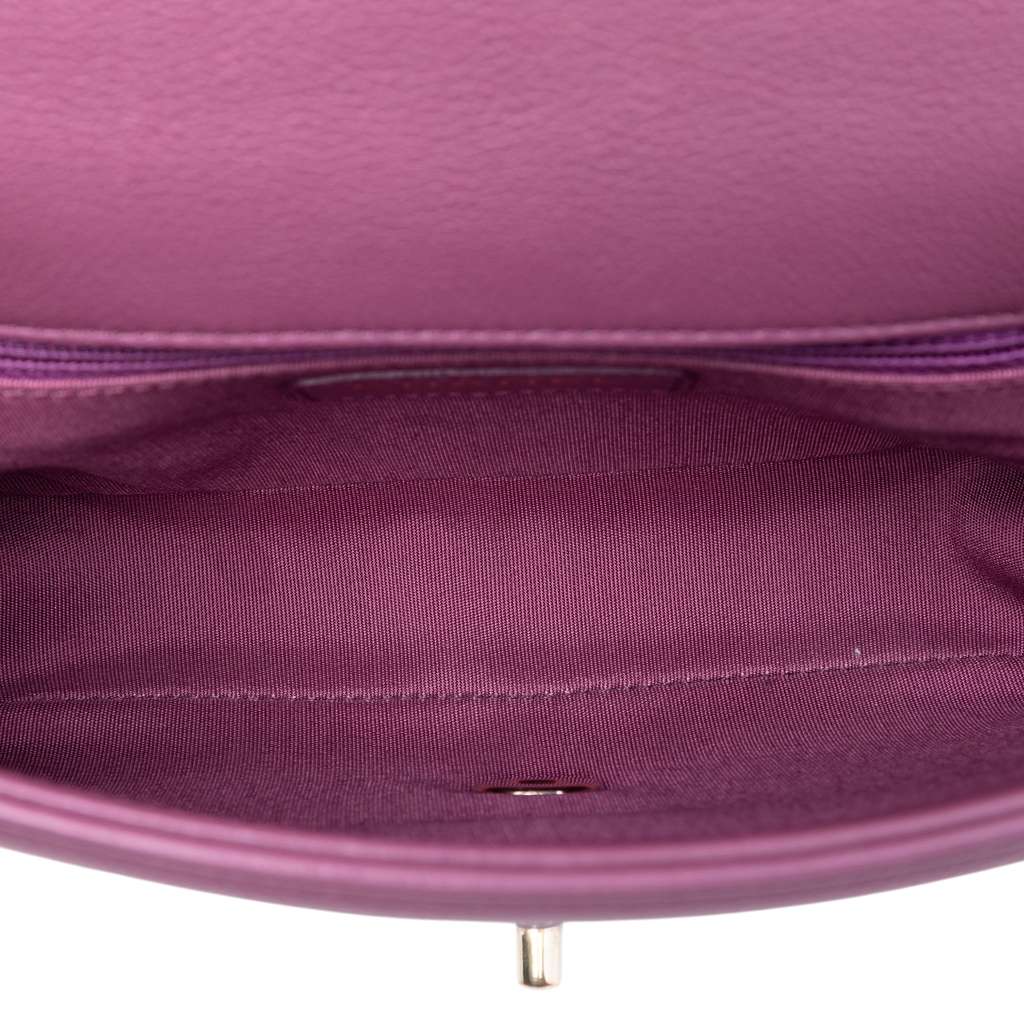 Chanel Small Quilted Caviar Studded Chain Handle Flap - 4