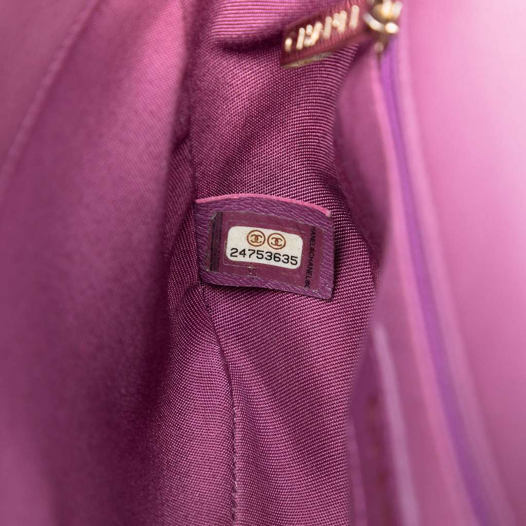 Chanel Small Quilted Caviar Studded Chain Handle Flap - 5