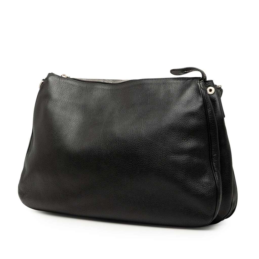 Prada Vitello Top Zip Messenger Bag - 2