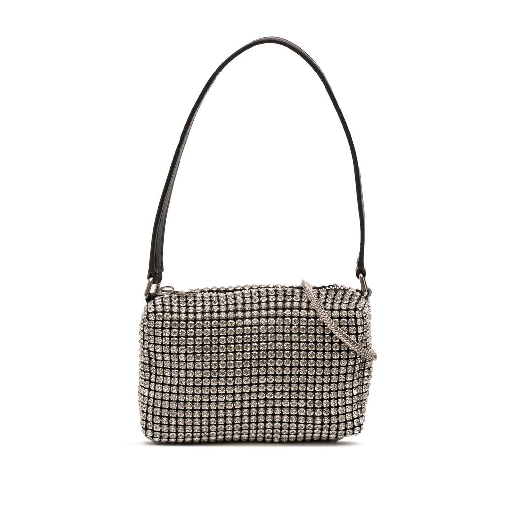 Alexander Wang Medium Heiress Crystal Mesh Satchel