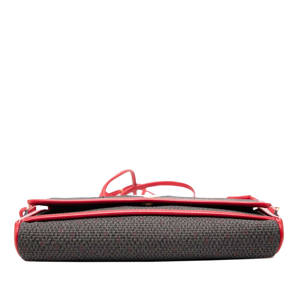 Saint Laurent Coated Canvas Envelope Crossbody - 3