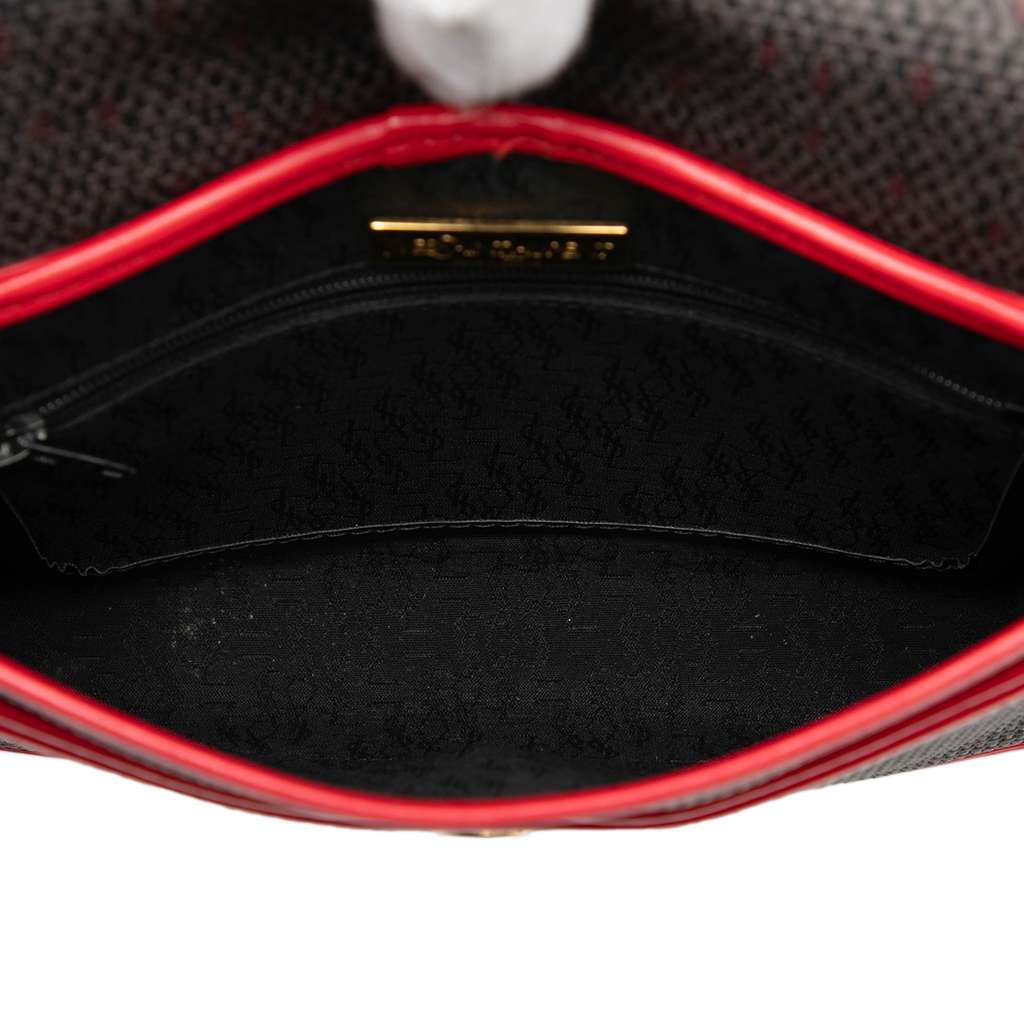 Saint Laurent Coated Canvas Envelope Crossbody - 4