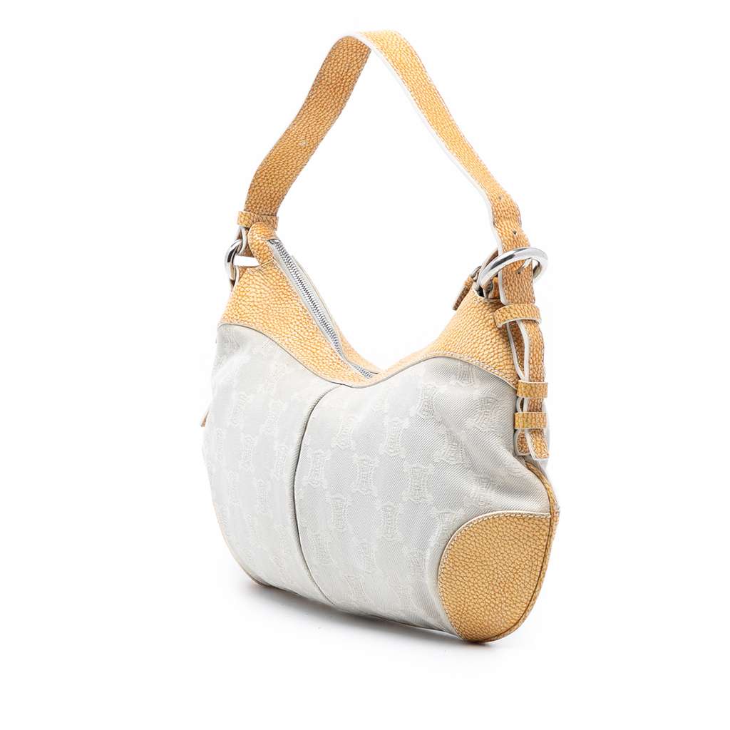 Celine Macadam Denim Shoulder Bag - 2