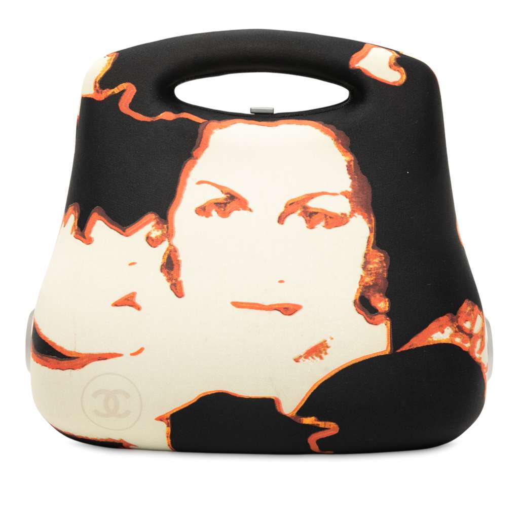 Chanel Printed Canvas Millennium 2005 Hard Case Hip Bag