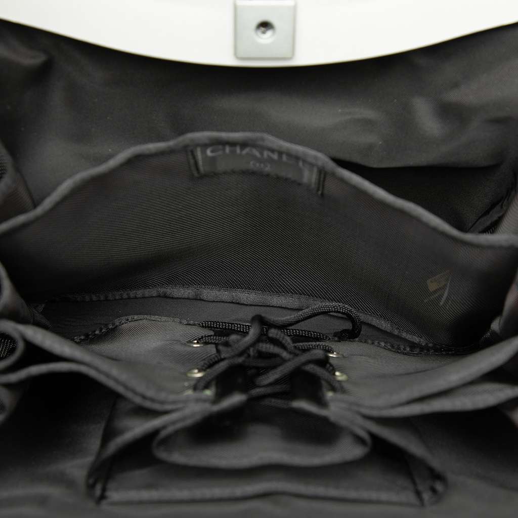 Chanel Printed Canvas Millennium 2005 Hard Case Hip Bag - 4