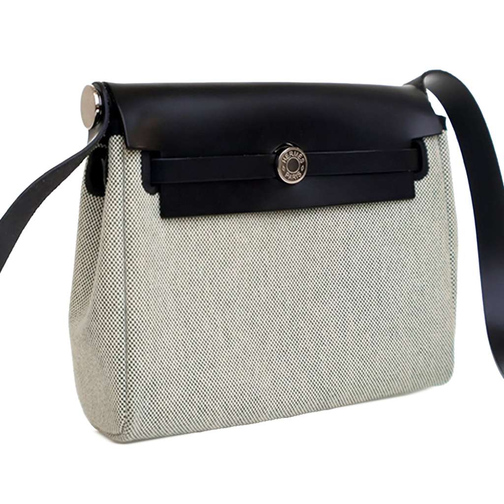 Hermès Military Toile and Vache Hunter Herbag Zip 20 - 2