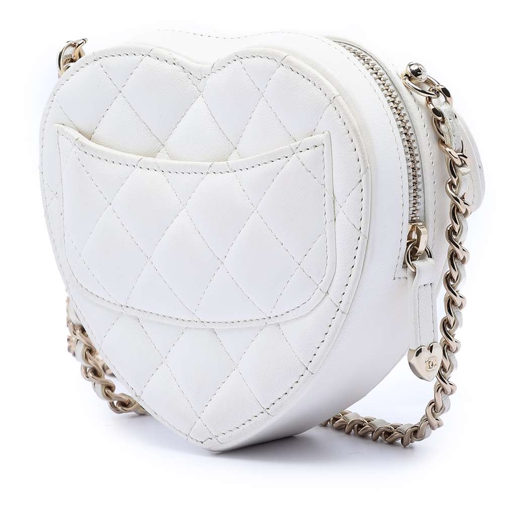 Chanel Mini Lambskin CC in Love Heart Crossbody - 2