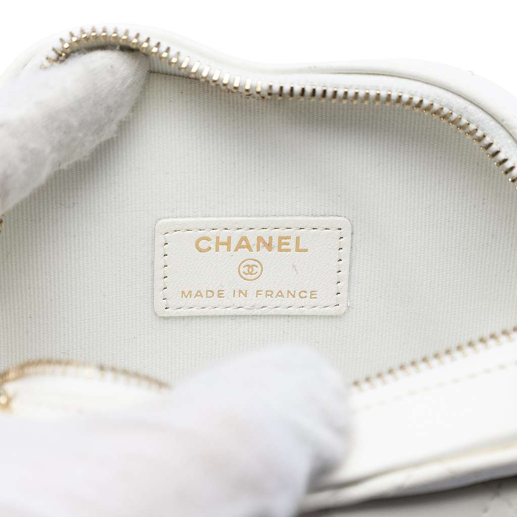 Chanel Mini Lambskin CC in Love Heart Crossbody - 5