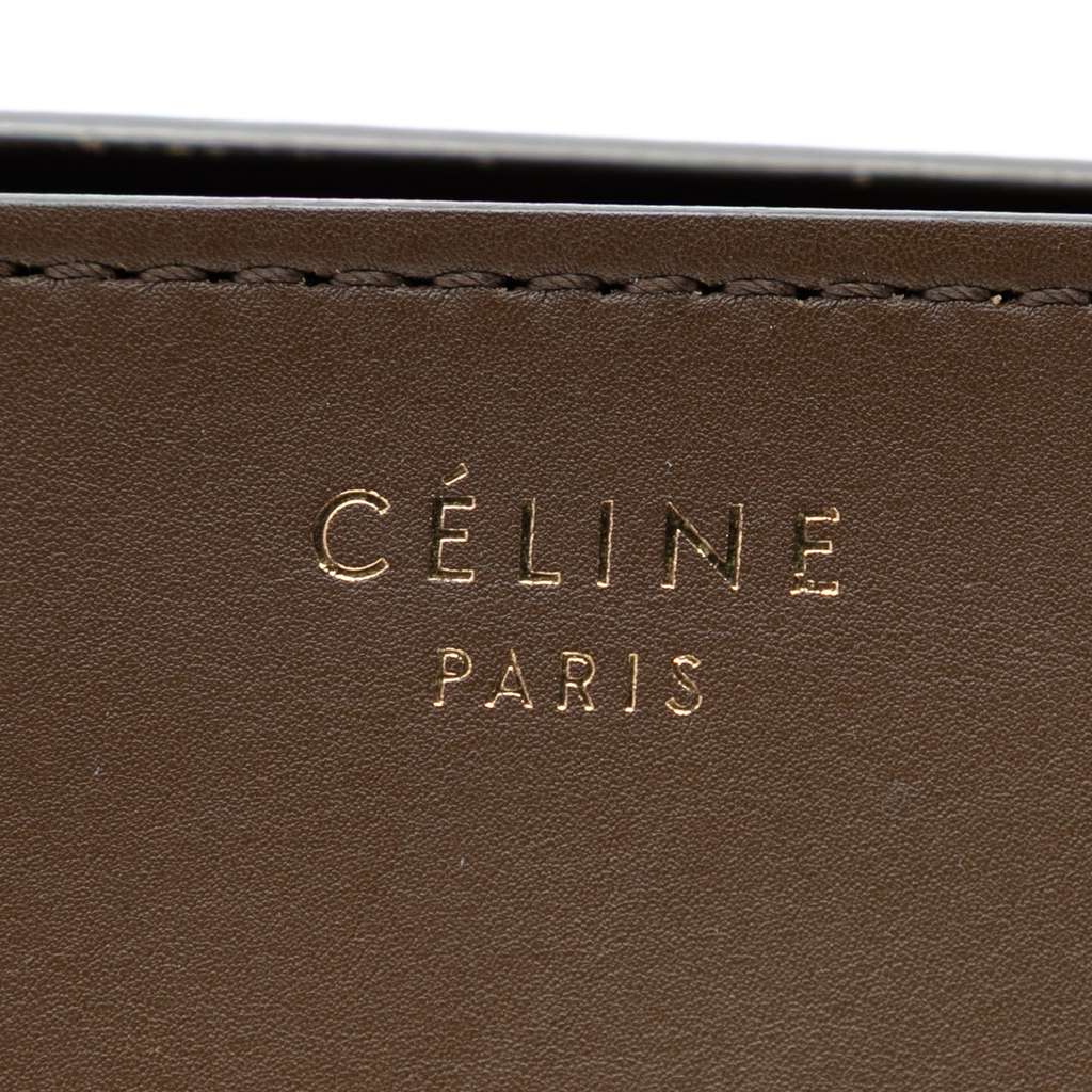 Celine Mini Tricolor Calfskin and Suede Luggage Tote - 5