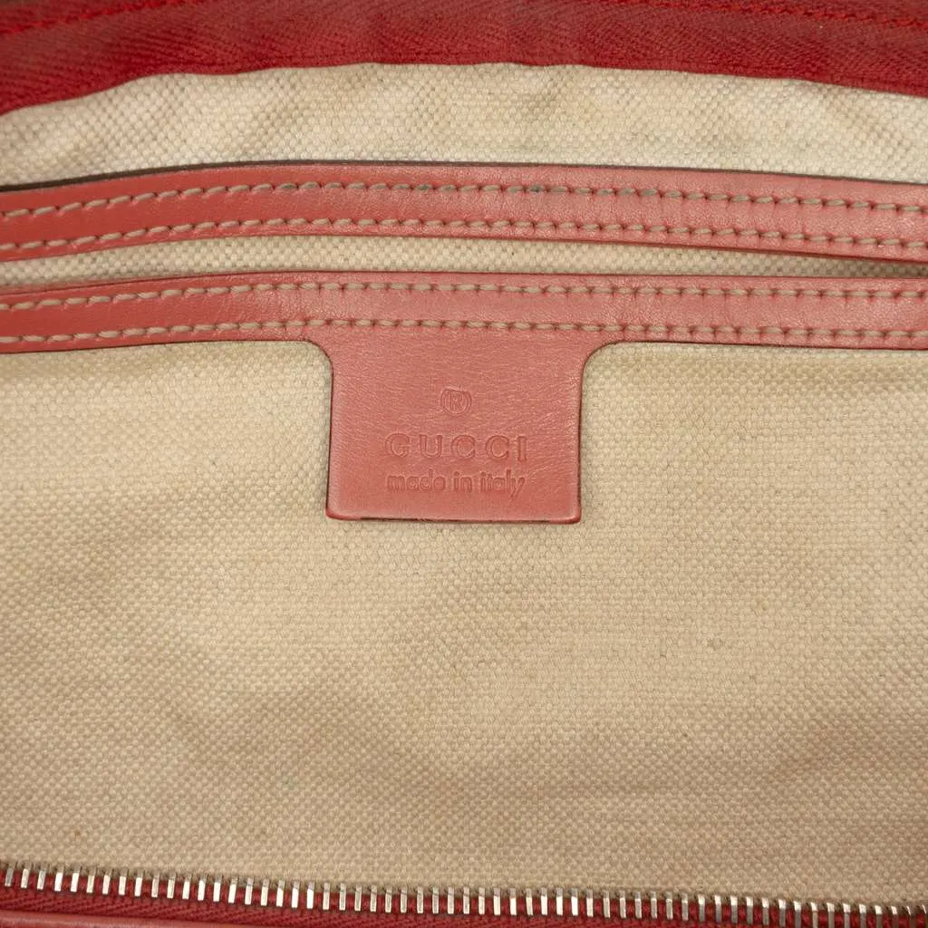 Gucci Medium GG Supreme Joy Boston Bag Brown Canvas Very good - Box View