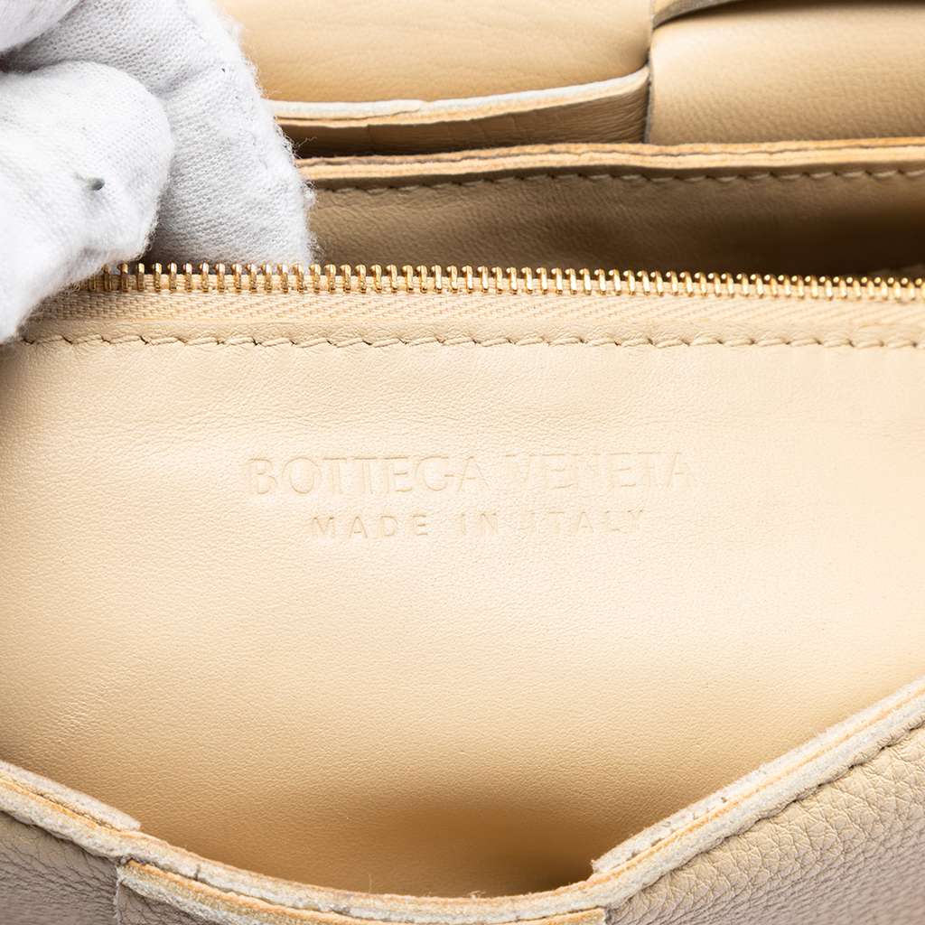 Bottega Veneta Grained Calfskin Intrecciato Cassette Crossbody - 5