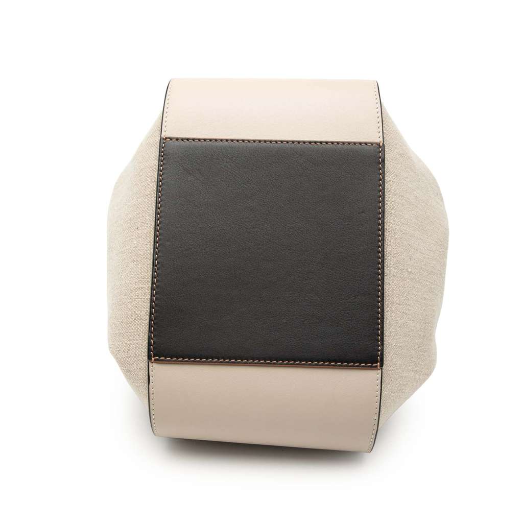 Loewe Small Leather and Canvas Hammock Bag - 3