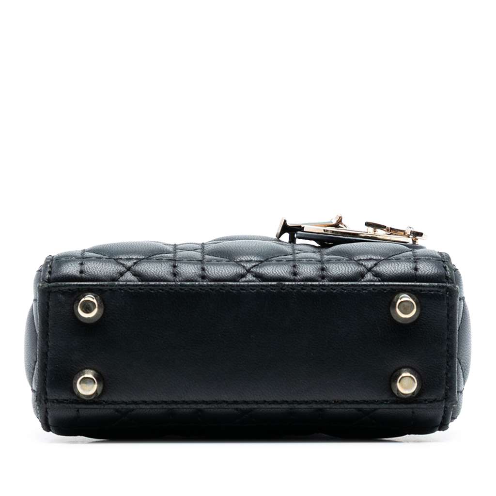 Dior Micro Lambskin Cannage Lady Dior - 3
