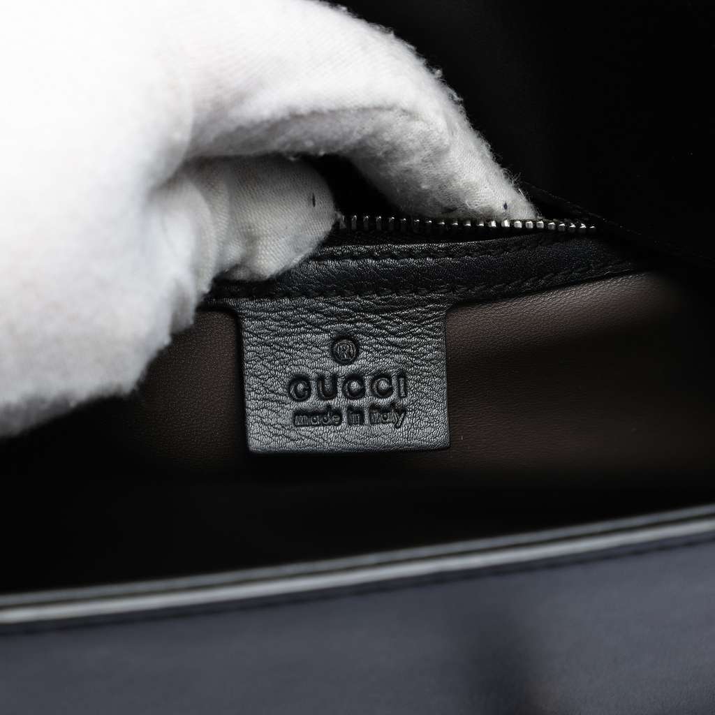 Gucci Medium Leather Dollar Interlocking G Crossbody - 5