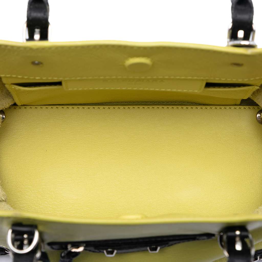 Balenciaga Mini Bicolor Leather Papier A4 Zip Around Tote - 4