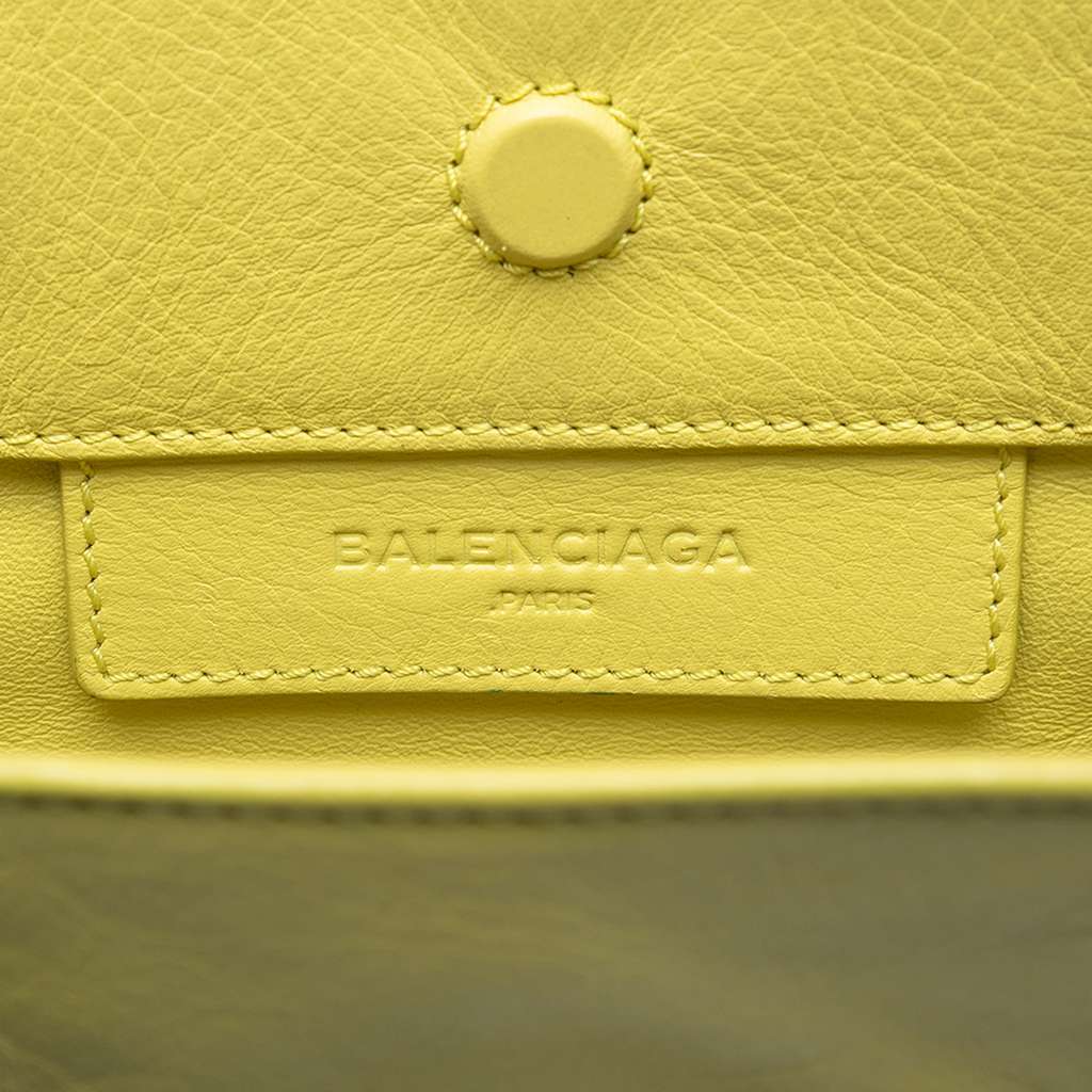 Balenciaga Mini Bicolor Leather Papier A4 Zip Around Tote - 5