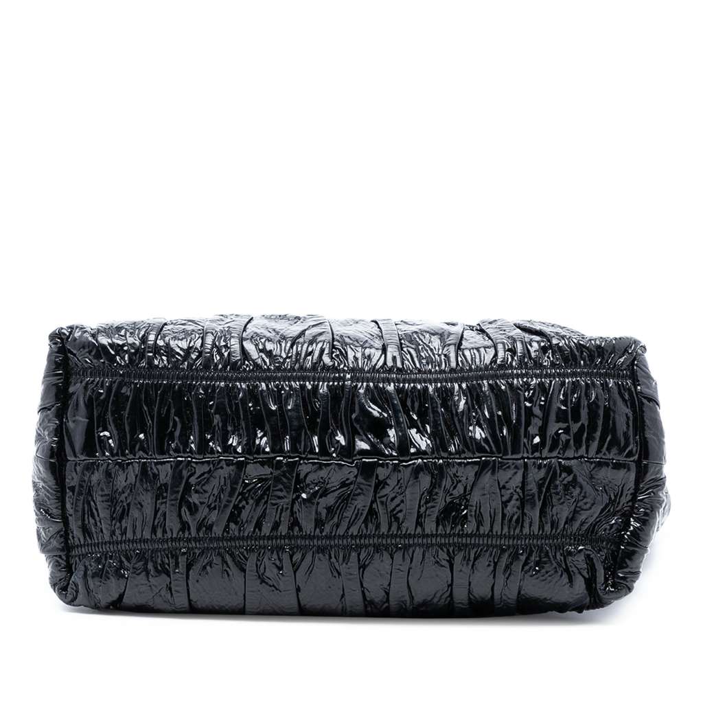 Prada Vernice Gaufre Satchel - 3