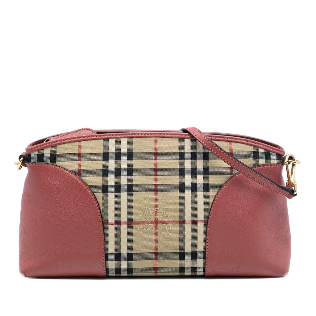 Burberry Small Horseferry Check Coated Canvas Chichester Crossbody