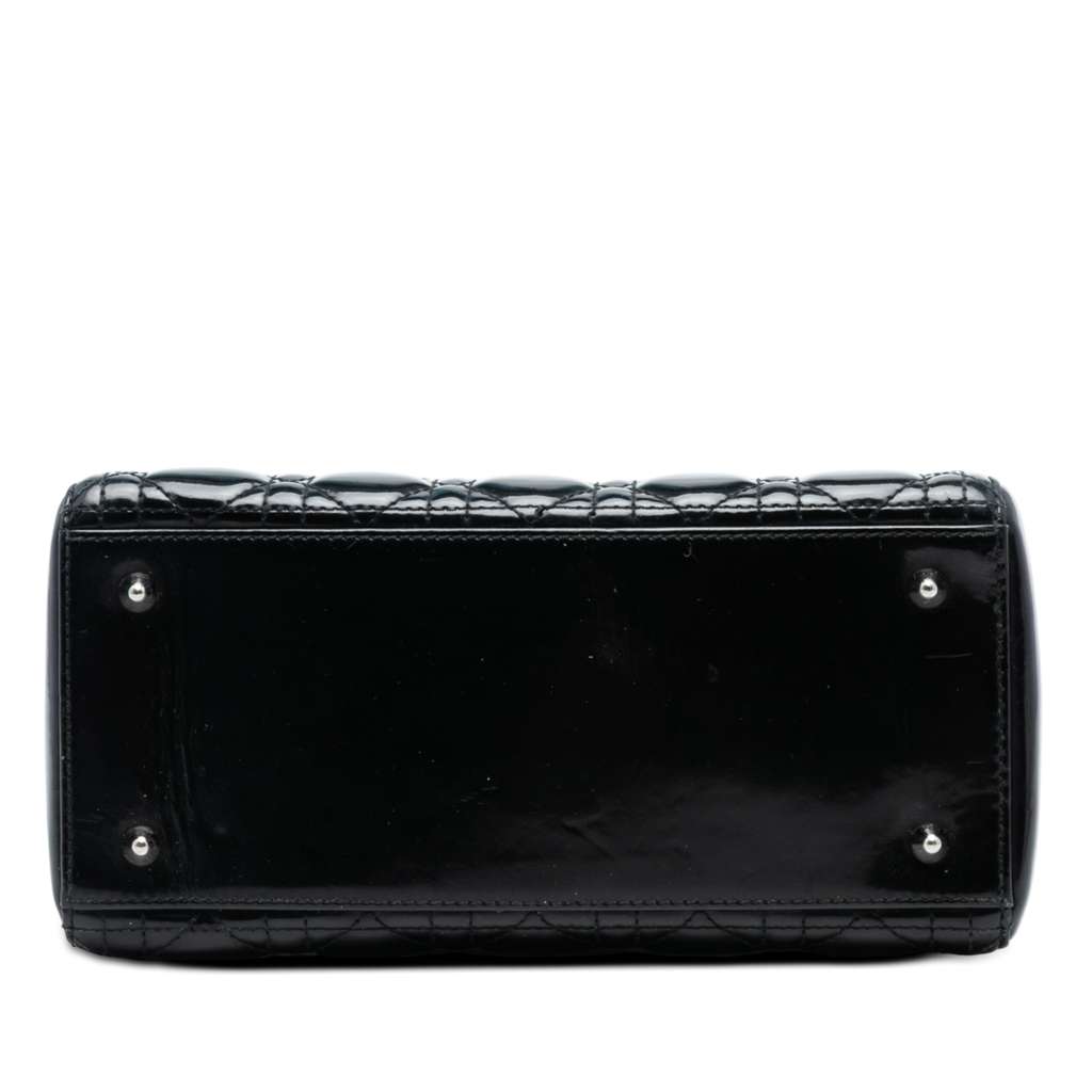 Dior Medium Patent Cannage Lady Dior - 3