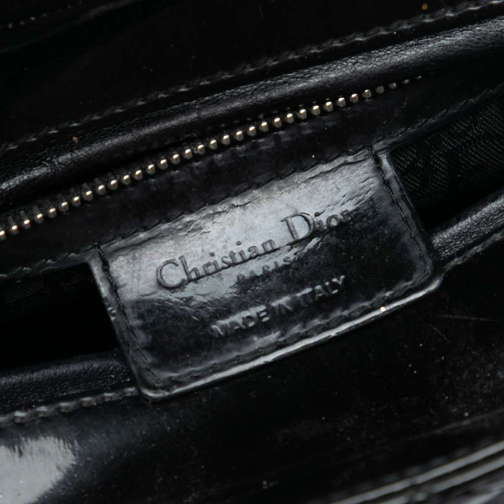 Dior Medium Patent Cannage Lady Dior - 5