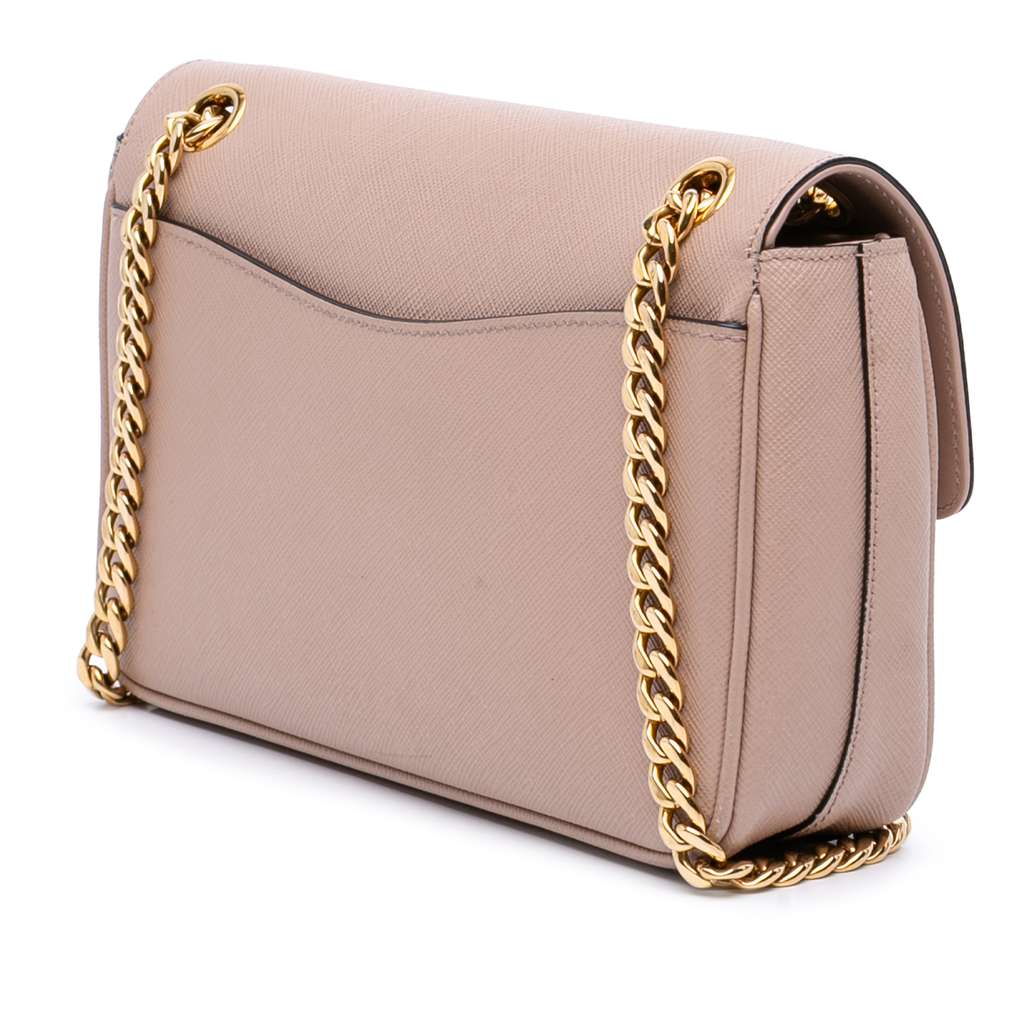 Prada Saffiano Pattina Chain Crossbody - 2