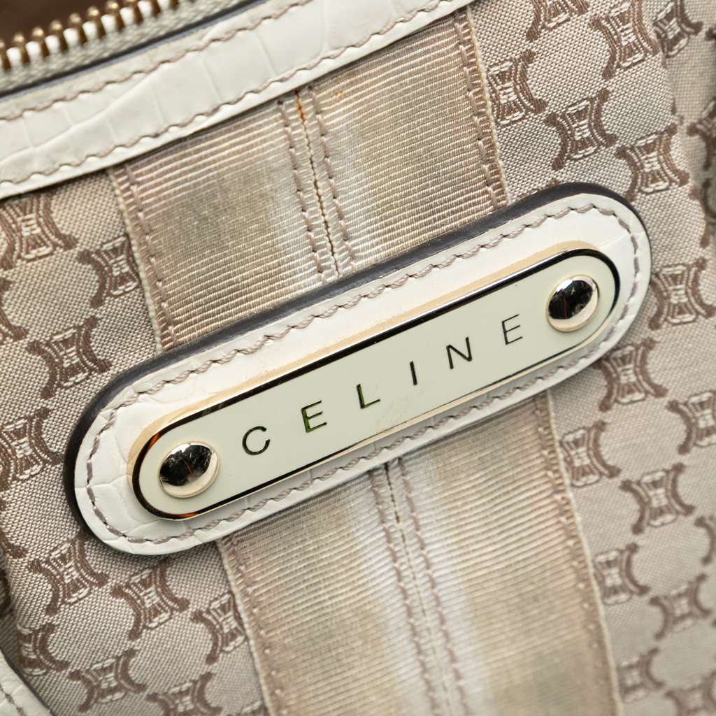 Celine Macadam Canvas Handbag - 5
