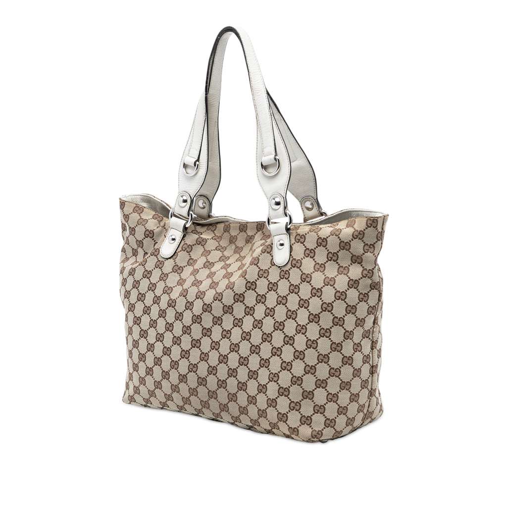 Gucci Medium GG Canvas Icon Bit Tote - 2