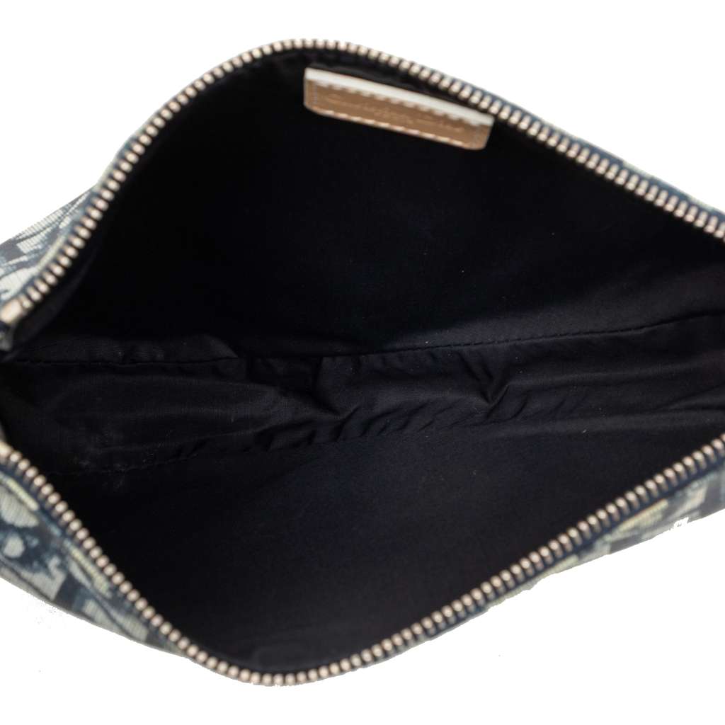 Dior Mini Diorissimo Coated Canvas Saddle Pochette - 4
