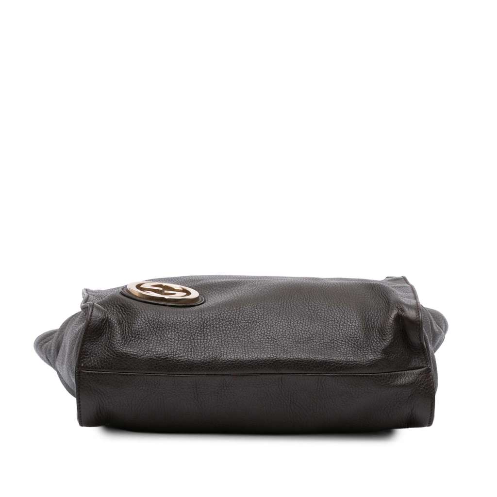 Gucci Dollar Calfskin Interlocking G Tote - 3