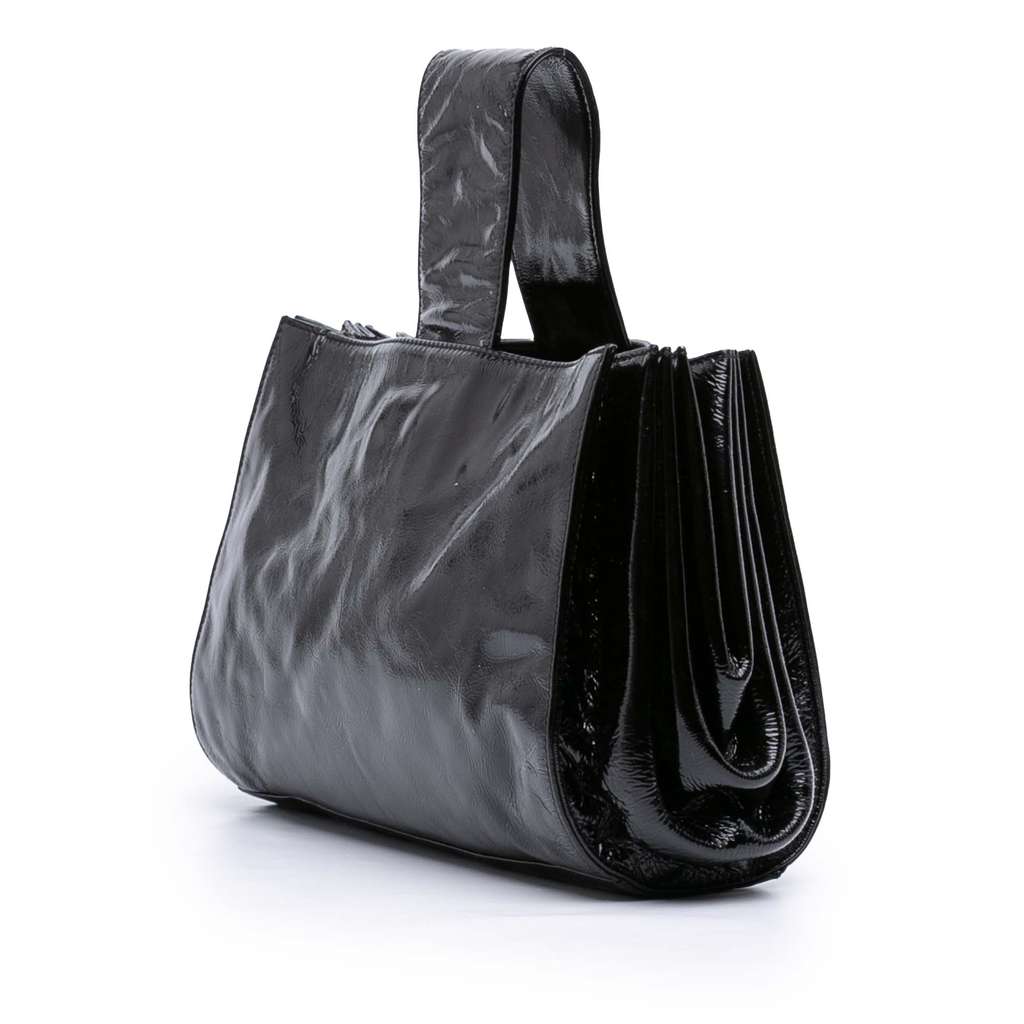 Chanel Patent Mademoiselle Lock Convertible Wrist Clutch - 2