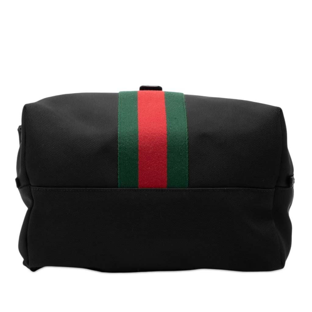 Gucci Canvas Techno Web Fold Over Backpack - 3