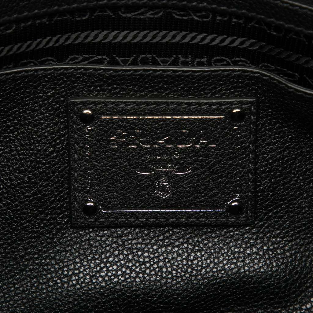 Prada Vitello Daino Zip Top Satchel - 5