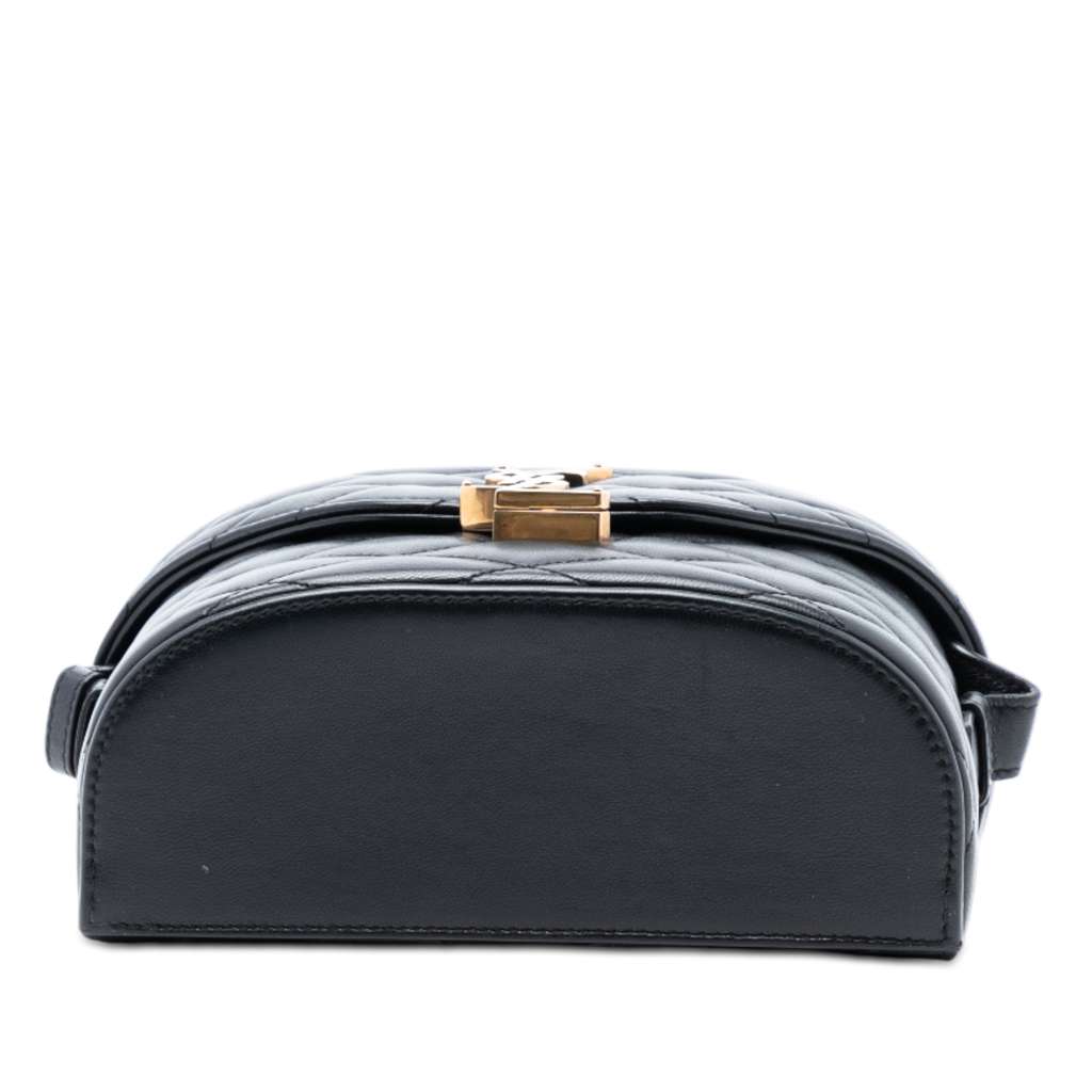 Saint Laurent Quilted Lambskin Monogram June Box Bag - 3