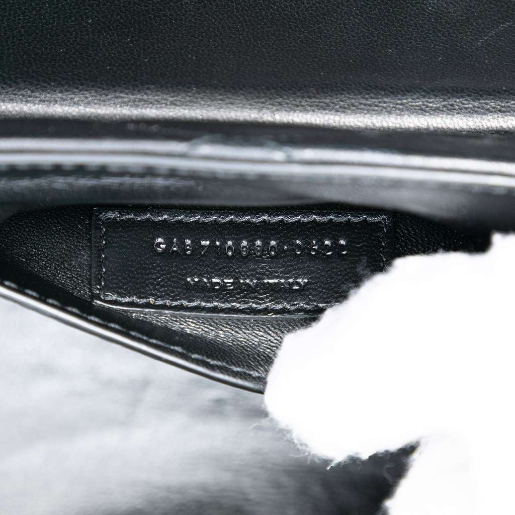 Saint Laurent Quilted Lambskin Monogram June Box Bag - 5