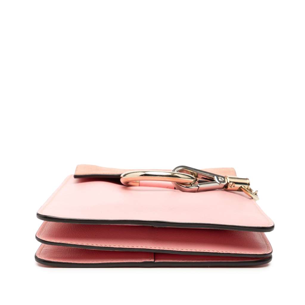Chloé Mini Calfskin and Suede Faye Bracelet Bag - 3
