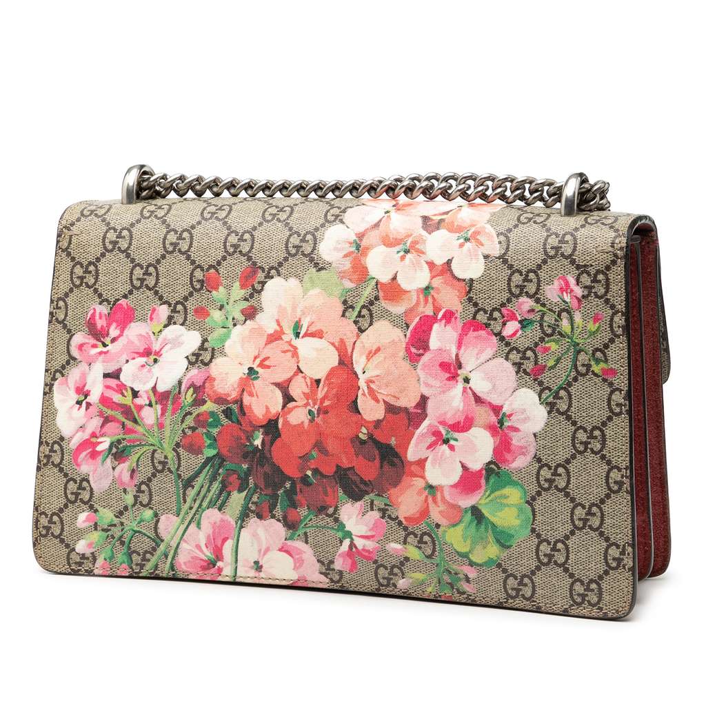 Gucci Medium GG Supreme Blooms Dionysus Shoulder Bag - 2