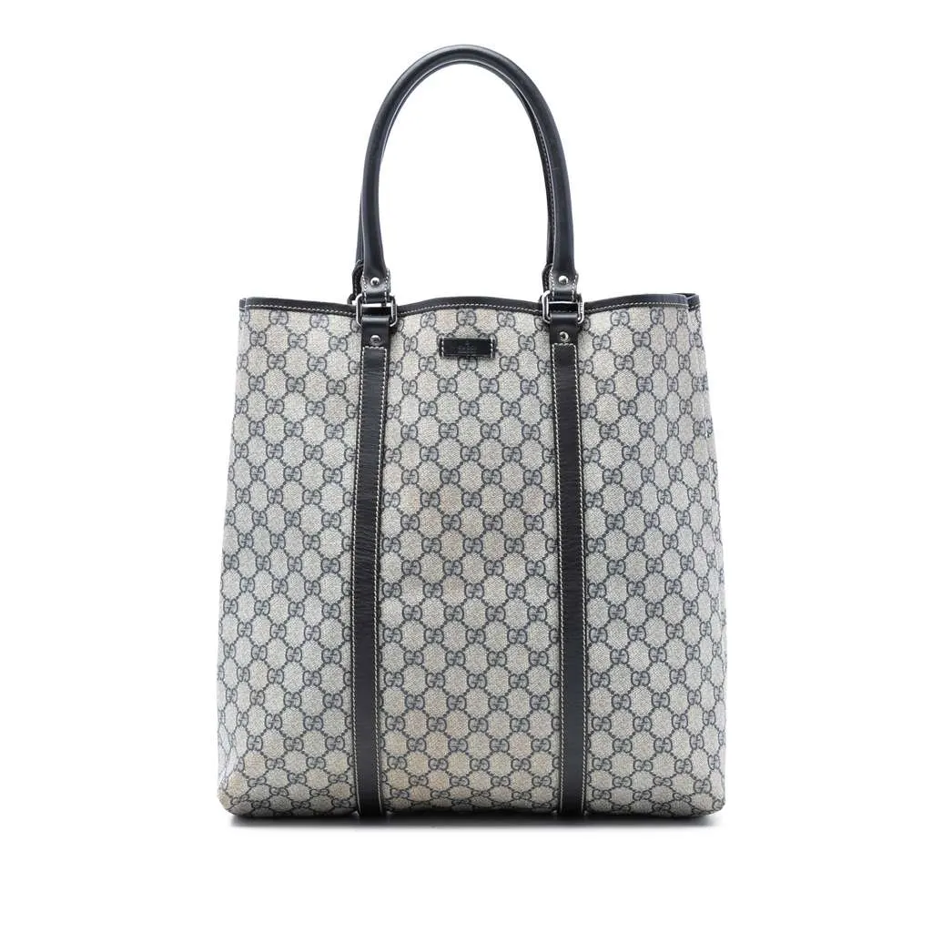 Gucci GG Supreme Joy Vertical Tote Brown Canvas Very good - Front View
