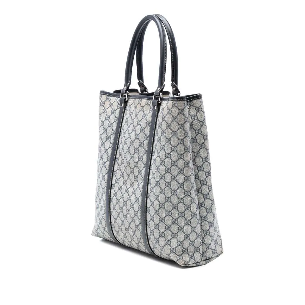 Gucci GG Supreme Joy Vertical Tote Brown Canvas Very good - Back View
