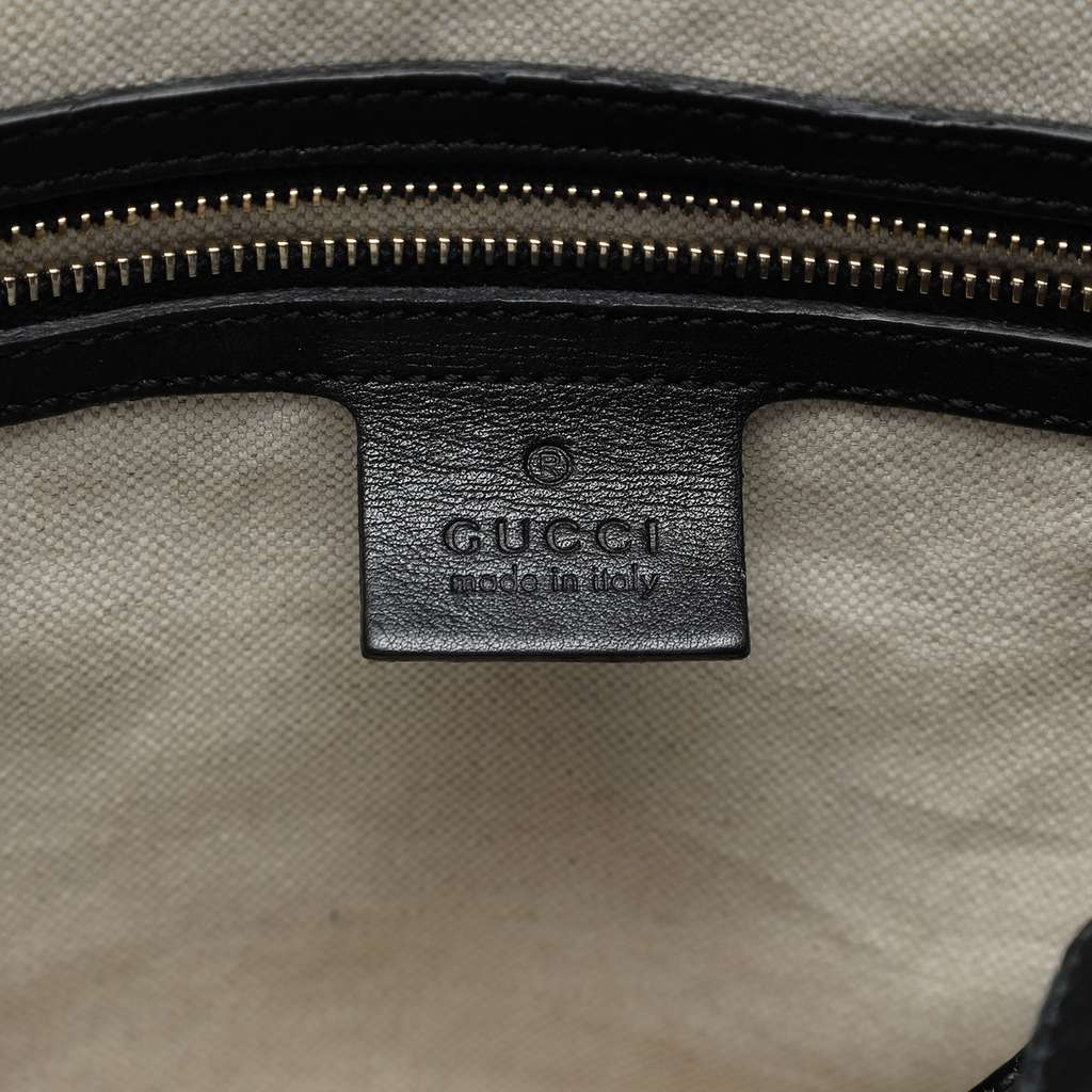 Gucci Large Microguccissima Patent Dome Satchel - 5