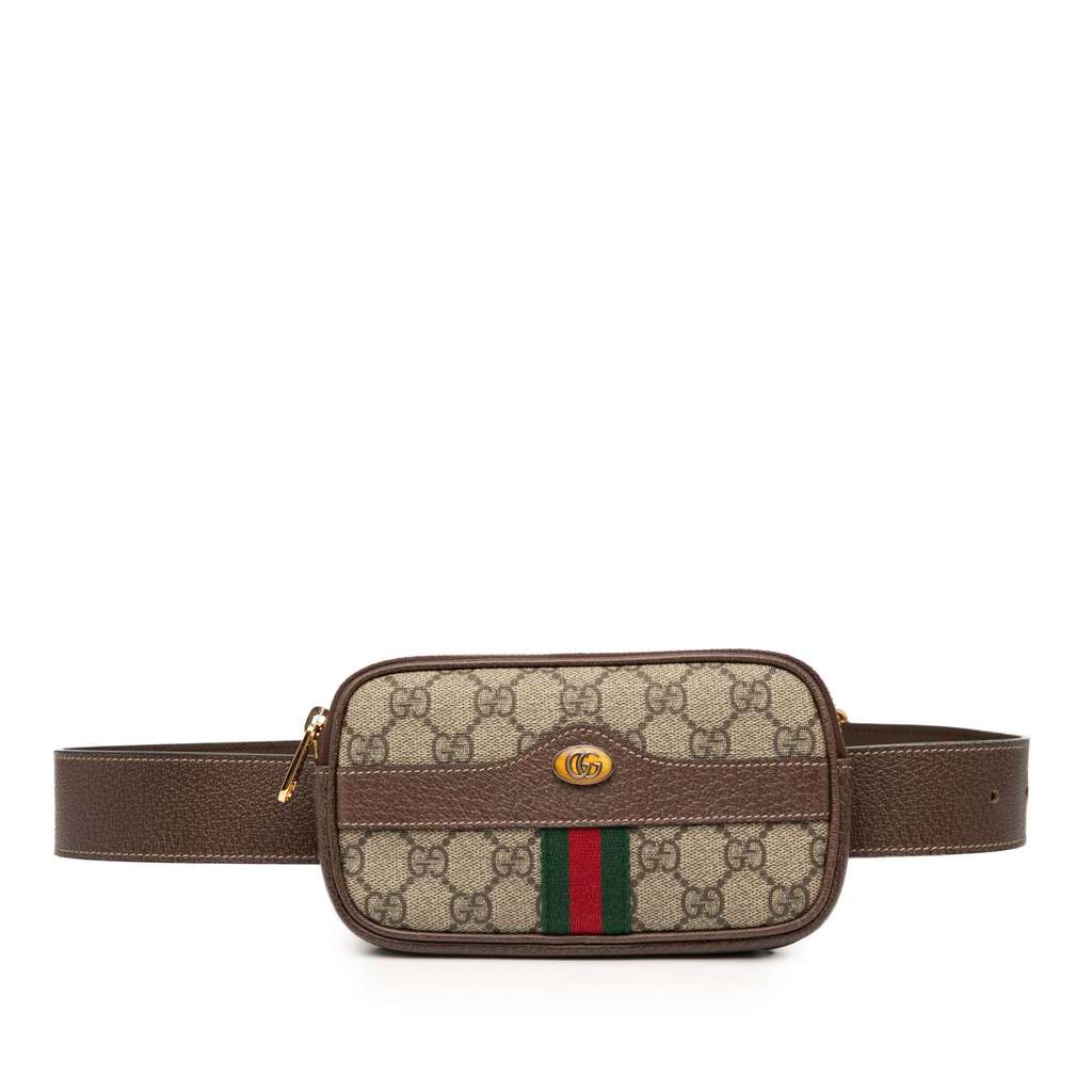 Gucci Small GG Supreme Web Ophidia Belt Bag