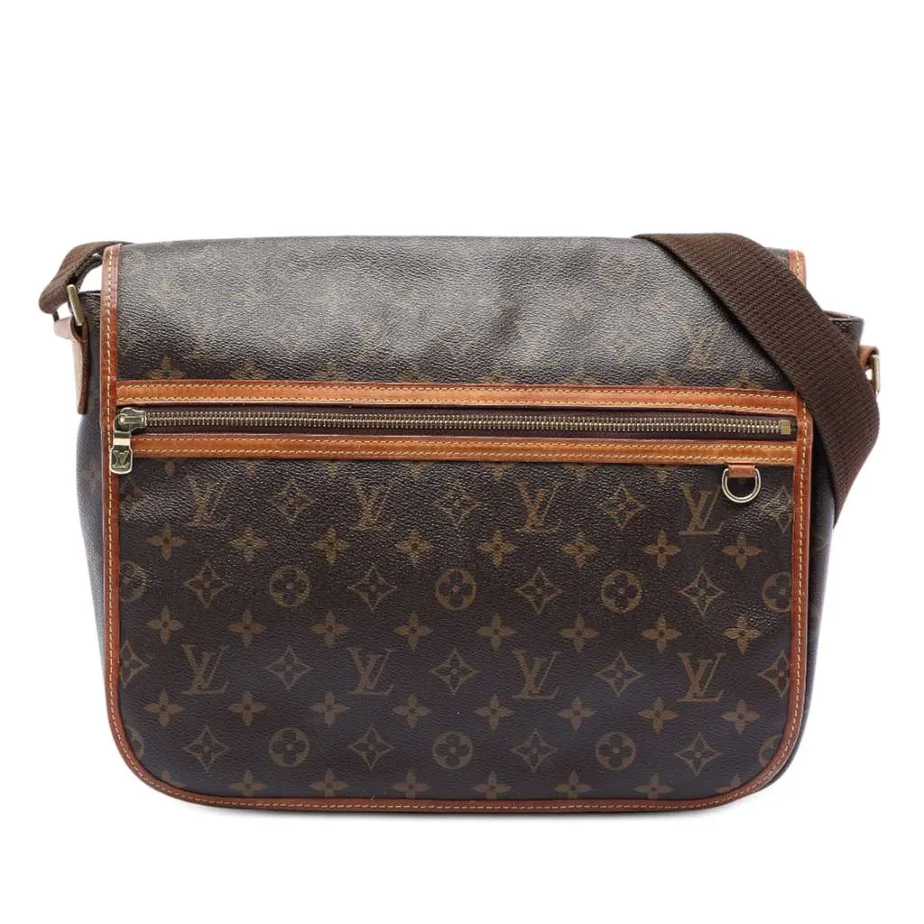 Louis Vuitton Monogram Bosphore Messenger GM Brown Very good - Front View