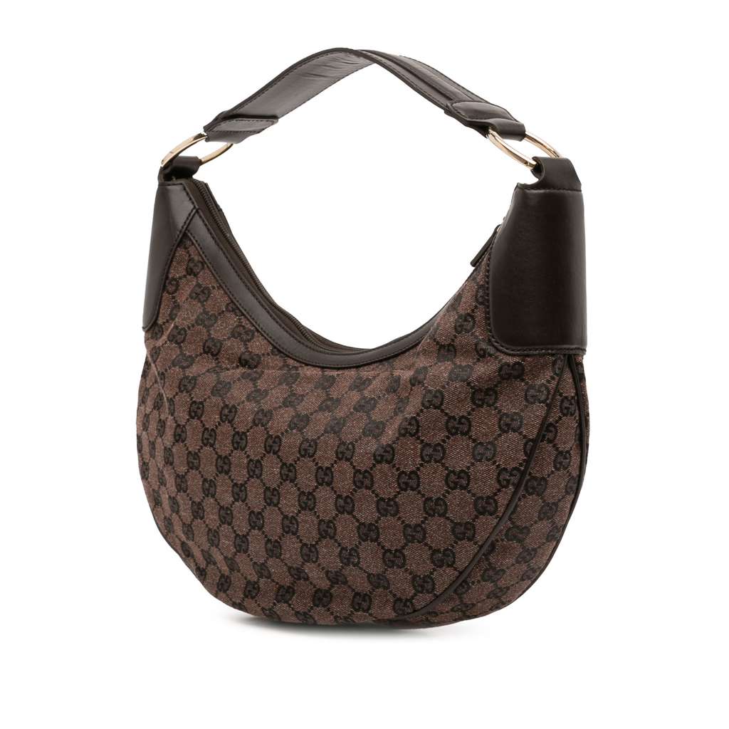 Gucci GG Canvas Half Moon Hobo - 2