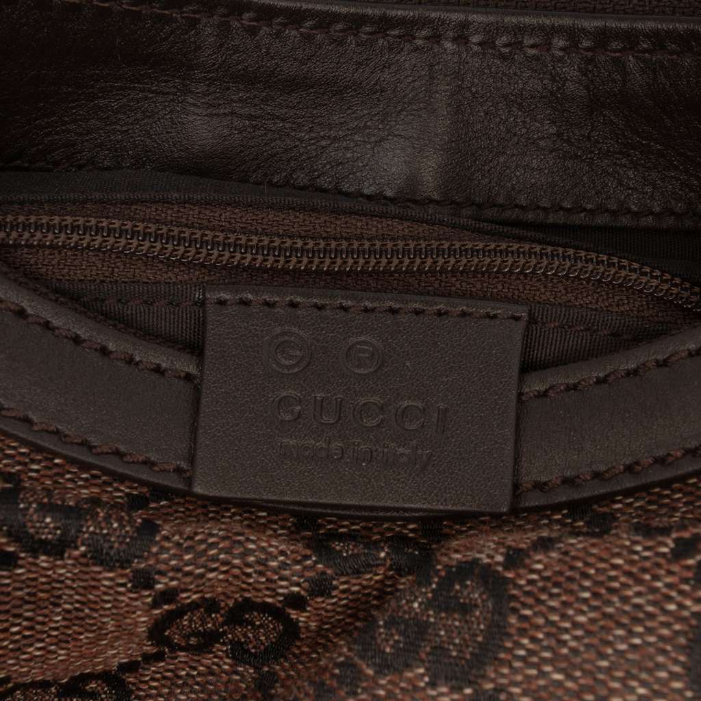 Gucci GG Canvas Half Moon Hobo - 5