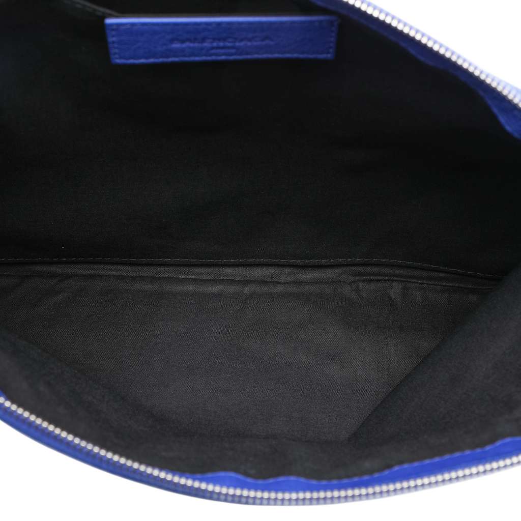 Balenciaga Lambskin Motocross Classic Clip L Clutch - 4