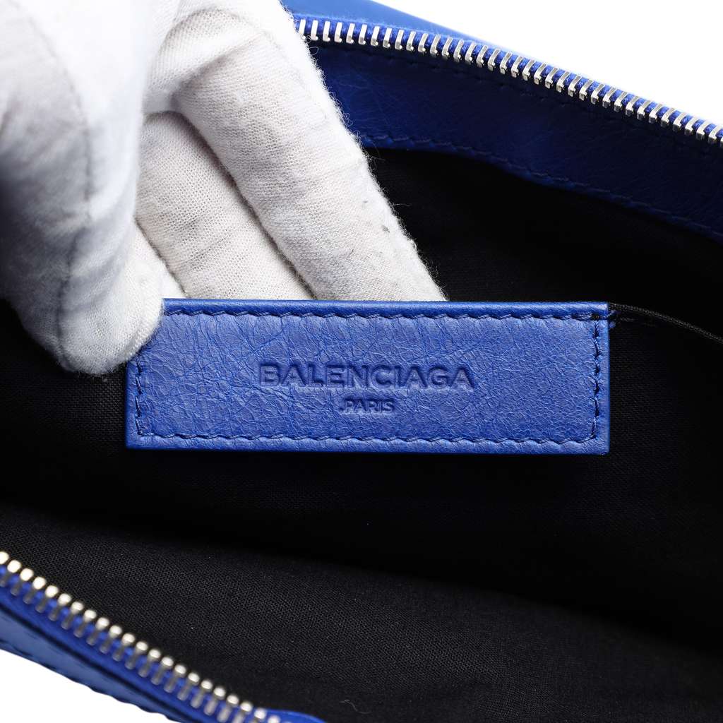 Balenciaga Lambskin Motocross Classic Clip L Clutch - 5