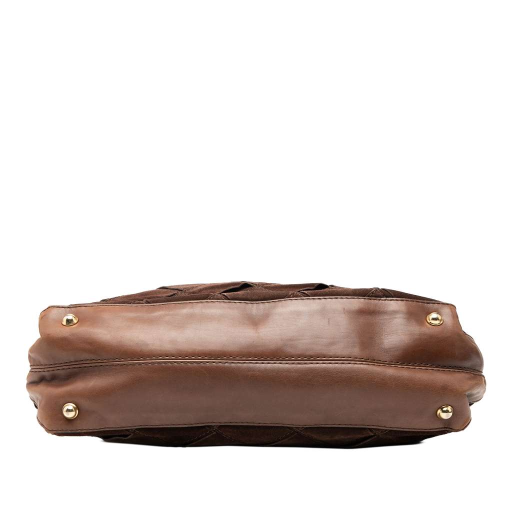 Bottega Veneta Suede Intrecciato Tote - 3