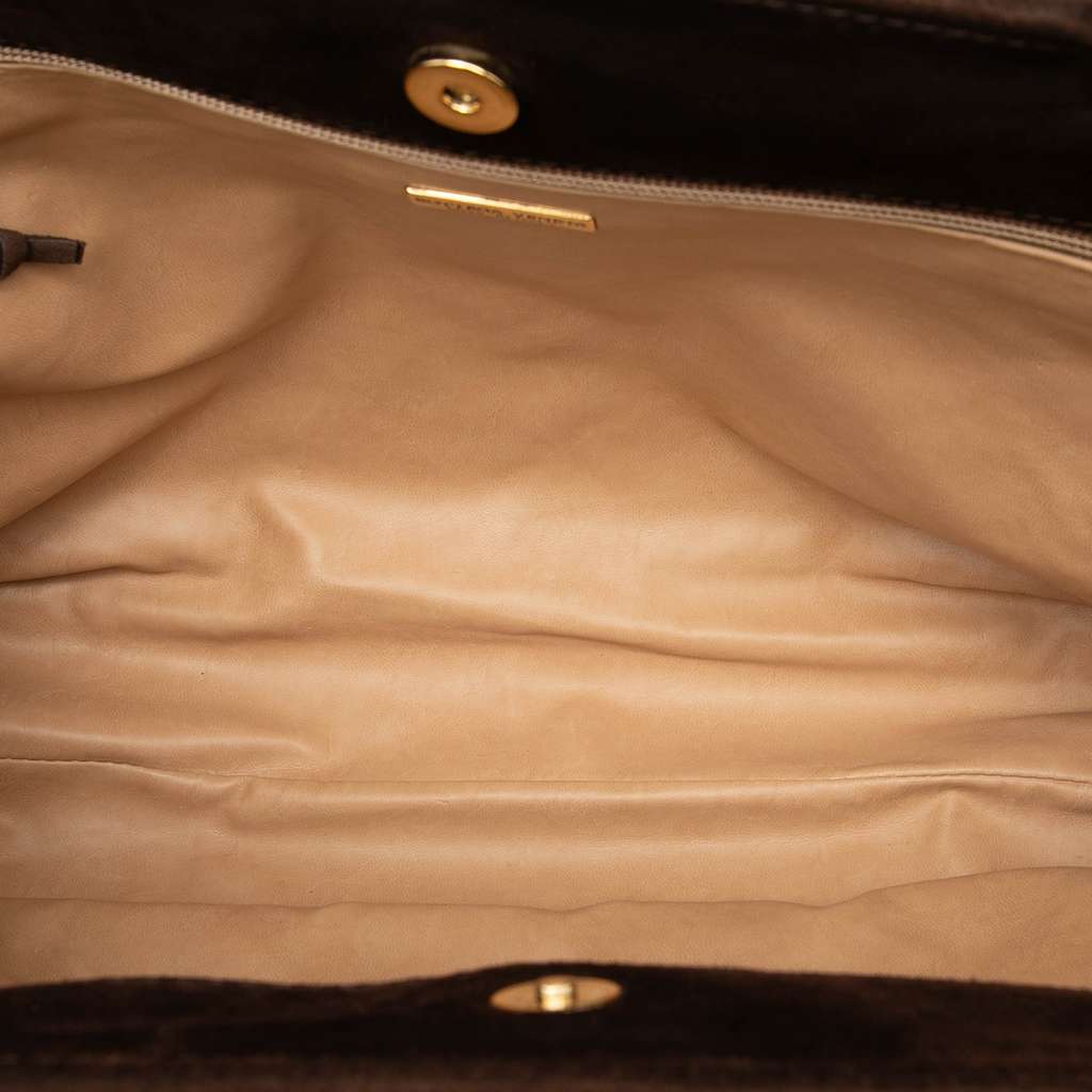 Bottega Veneta Suede Intrecciato Tote - 4