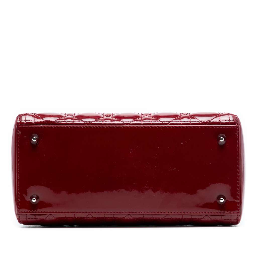 Dior Medium Patent Cannage Lady Dior - 3