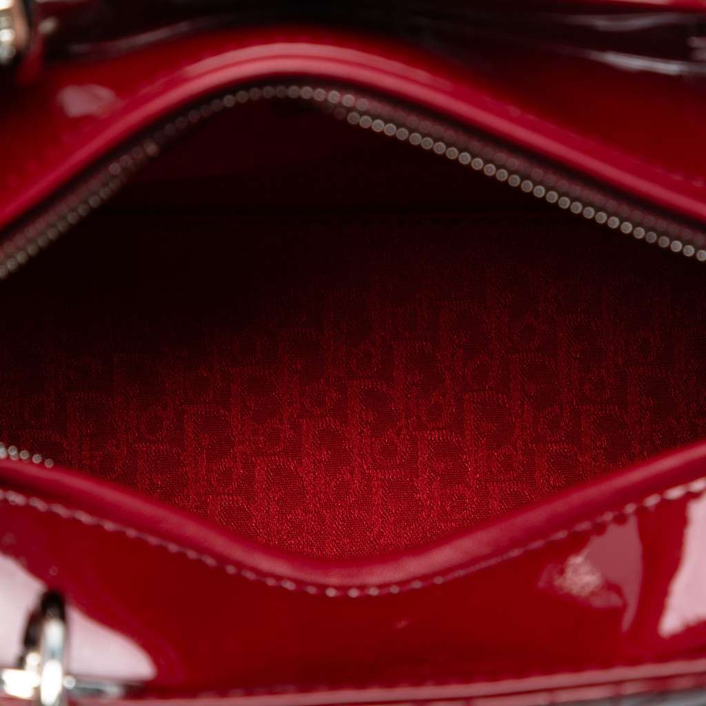 Dior Medium Patent Cannage Lady Dior - 4