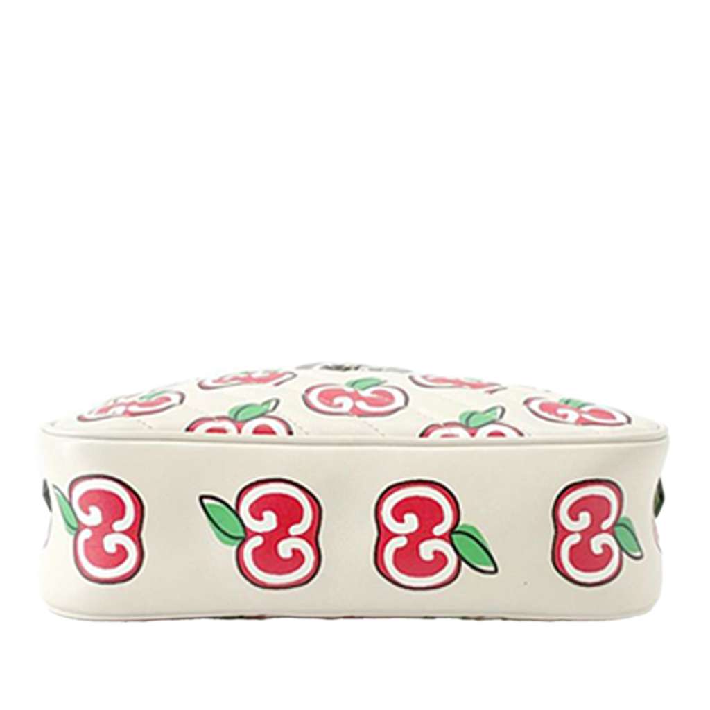 Gucci Small GG Marmont Matelasse Leather Apple Crossbody - 3